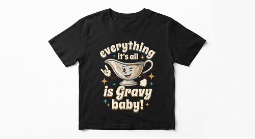 Retro thanksgiving gravy boat - gravy,