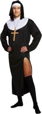 Mens Nun Costume Funny Fancy