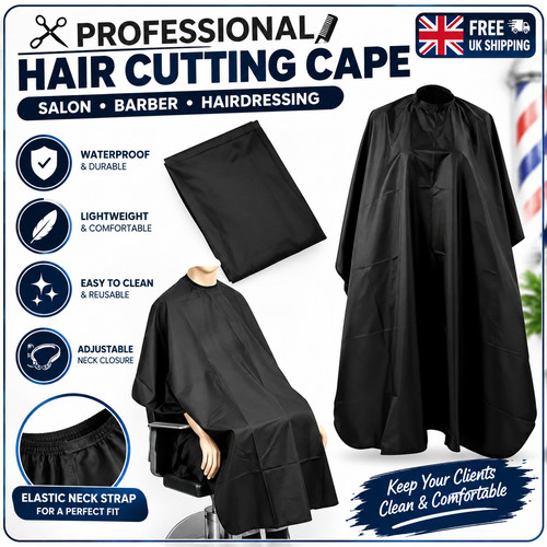 Professional hair cutting - hair, cape