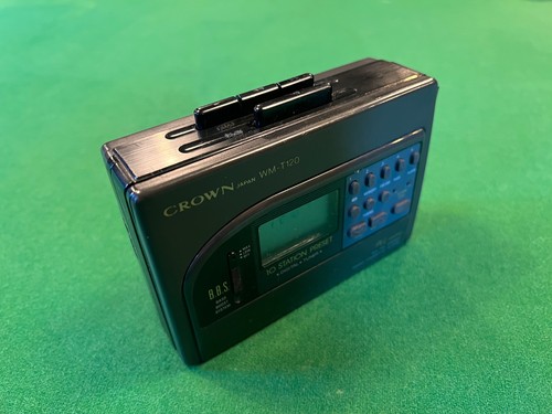 Crown t120 personal stereo - wm-t120,