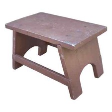 Antique old stool vintage foot