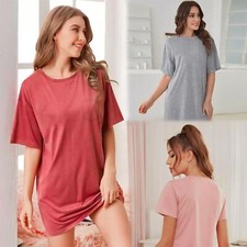Women's Plain Cotton Night