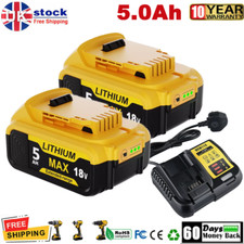 2X 5.0AH Battery / Charger For