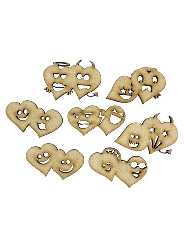 Hearts with faces - hearts,