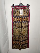 BNWT Zara Pink Navy Gold Wide