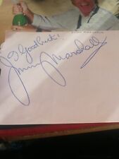 ALAN RANDALL (George Formby Impersonator) & Jimmy marshall  signed Autographs