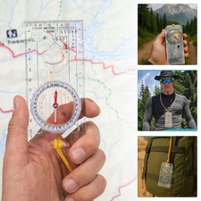 Orienteering Compass Map Scale