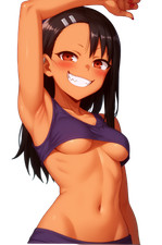 Nagatoro Evil Smile Vinyl Car