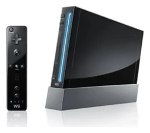 Nintendo wii console black - wii,