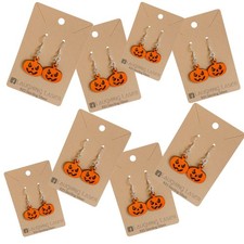 Pumpkin Earrings – Handmade