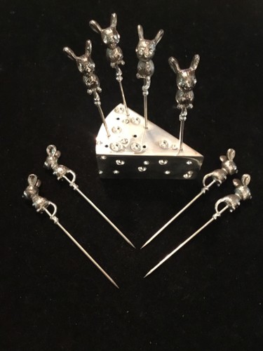 Vtg silver plated cheese - silver,