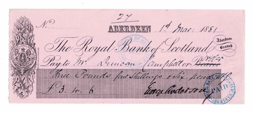 The royal bank - royal, of
