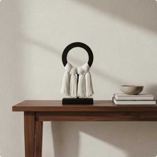 Tassel hoop decor minimalist - hoop,