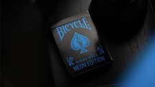 Bicycle Cool Blue Neon Rider