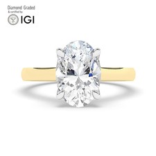 Oval Diamond Engagement Ring