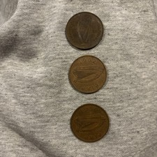 3 Irish Penny’s Dated 1937
