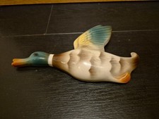 Vintage Keele Street Pottery ~ Wall Hanging Mallards/Duck Flying x 1