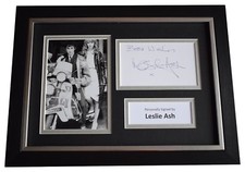 Leslie Ash Signed A4 FRAMED