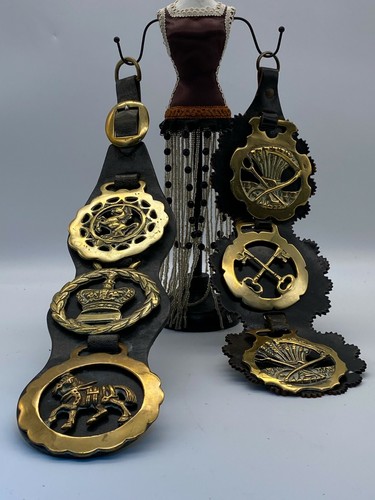Vintage horse brasses - vintage, two