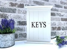 Wooden Key Holder Box Rack