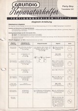 Service manual for Grundig