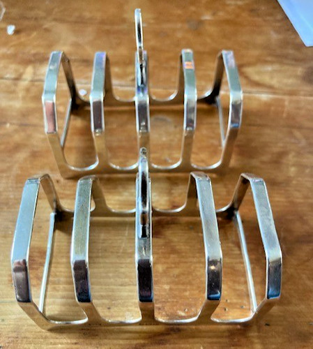 Pair antique solid - pair, silver