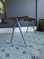 vintage school desk side table
