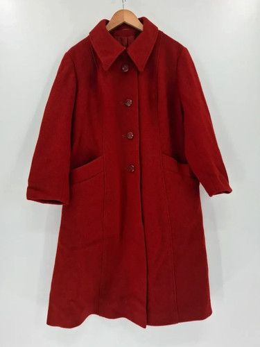 Vintage burgundy red wool - burgundy,