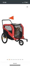 PawHut 2 in 1 Dog Bike Trailer
