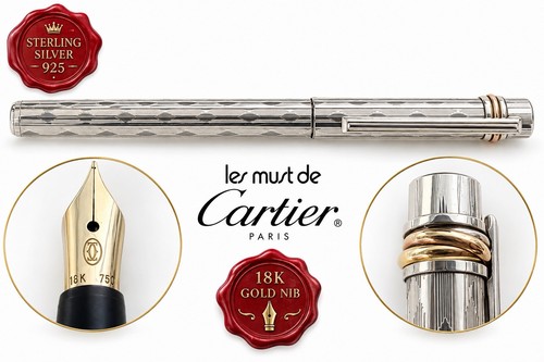 Cartier fountain pen solid - cartier,