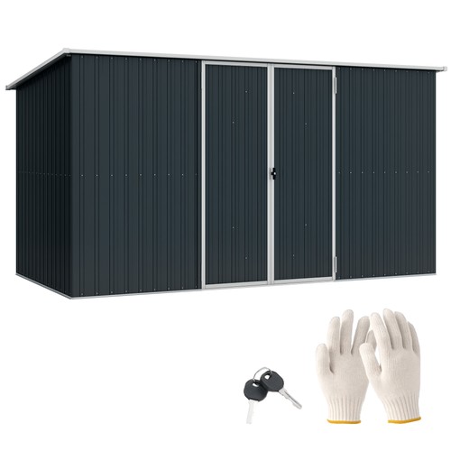 Outsunny 6ft galvanised - outsunny, 11