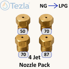 LPG Gas Jet Set - 4 Burner Hob