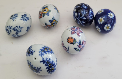 Blue and white multicolour - blue,