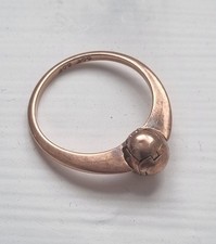 9ct Antique Masonic Orb Ring