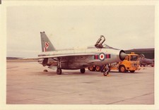Vintage Photograph English Electric Lightning F.6 fighter jet (P18)