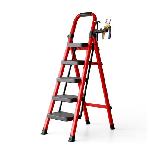 Heavy duty folding step ladder - heavy,