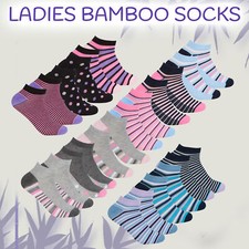 3 Pairs Ladies Bamboo Socks