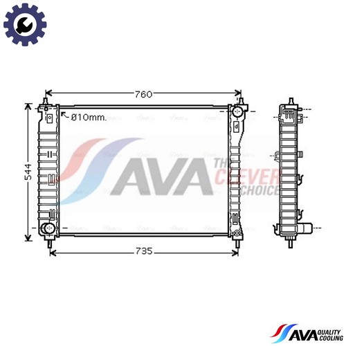 Radiator engine cooling - engine,