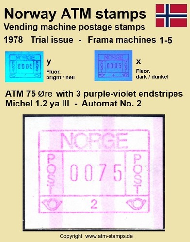 Norway atm stamps - stamps, /
