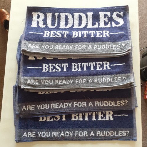 Ruddles best bitter beer towel - bitter,