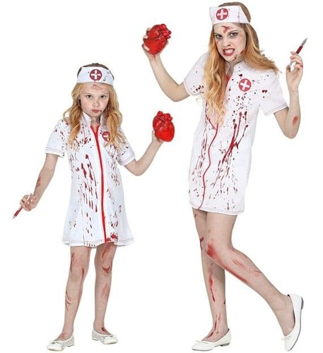 Girls zombie nurse - girls, costume