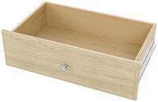 Easy Track RD08 8 Inch Tall Deluxe Drawer for Easy Track Closet - Honey Blonde