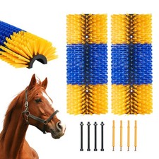 Uimoso Livestock Scratching Brush 2Pcs Itch Relief Horse Scratcher Brush 17.1 in