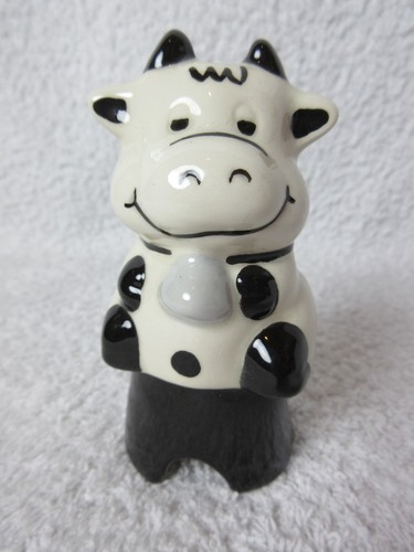 Vintage novelty ceramic cow - ceramic,