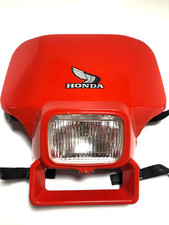 Honda XR350 R XR250 R XR500 R XR200 R Headlight Shroud W/Lamp Mounting Straps
