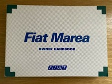 Fiat Marea Owners Handbook/Manual 