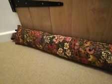 Draught Excluder Liberty Cottage Garden Linen Arts Fabric Handmade & Wine Velvet
