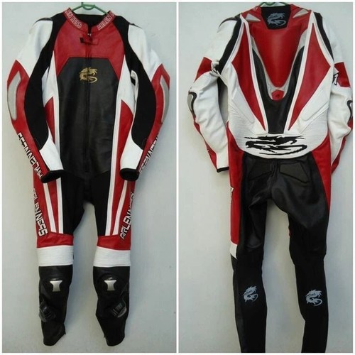 White arlenness motorbike suit - motorbike,
