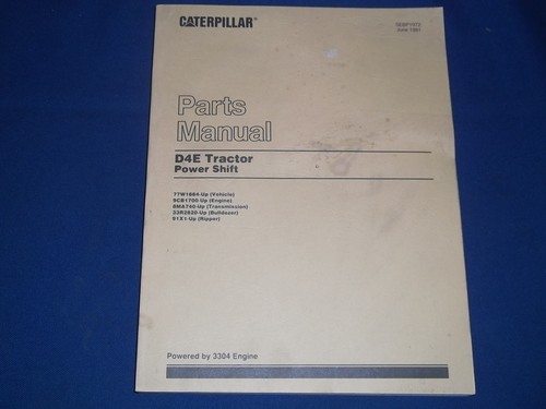 Cat caterpillar d4e - caterpillar, crawler