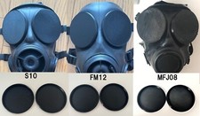 SAS FM12/S10/MFJ08 GasMask lenses Cover 3D Printed PLA Blackout